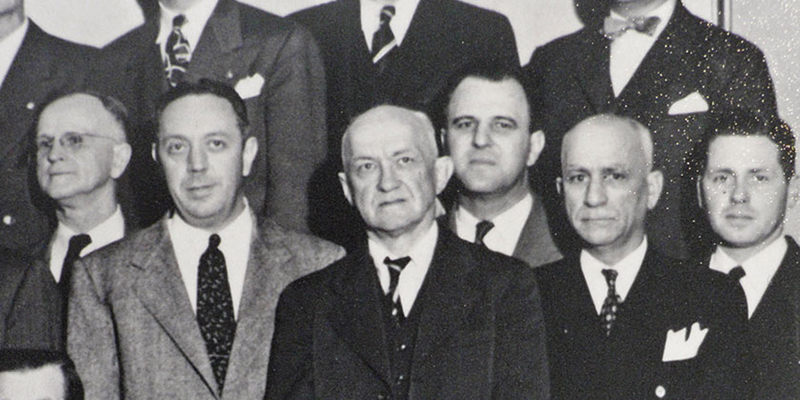 Members of the Jackson Bar Association with Judge Hu C. Anderson second from left, circa 1940s